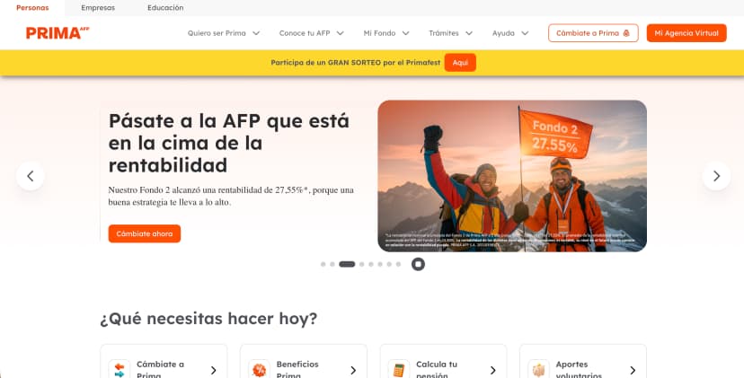 Prima AFP Virtual Agency